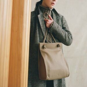 Are Studio Brown Leather Agnes Bag